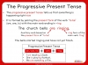 Progressive Present, Past and Future Tense - Years 3 and 4 Teaching Resources (slide 8/21)